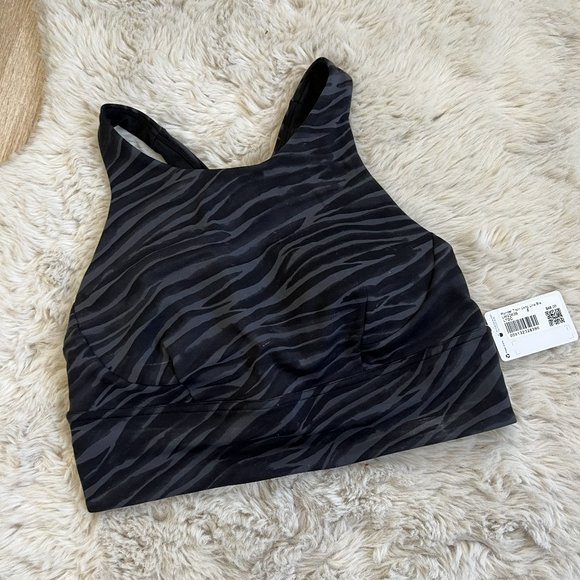 LULULEMON ZEBRA PRINTED SPORTS BRA | NEW WITH TAG - Picture 1 of 3